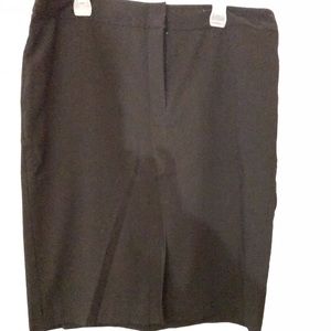 Worthington Plus Size Black Skirt